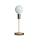 GobekUsa Golden Modern LED Bedside Lamp for College Dorm Study Desk
