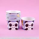 GobekUsa Cartoon Paper Cups 50PCS 100ml Small Round Disposable Dessert Ice Cream Bowl