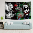 GobekUsa Joker Tapestry: Tarot Card Hippie Wall Art, Artist House Decoration