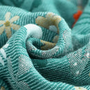 GobekUsa Japanese Cotton Gauze Boho Throw Blanket - Summer Cool Quilt for Beds and Sofas