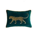 GobekUsa Leopard Embroidered Decorative Pillowcase