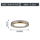 GobekUsa Circular LED Ceiling Light for Bedroom, Bathroom & Corridor - Modern Indoor Lighting Solution