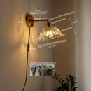 GobekUsa LED Wall Lamps: Nordic Modern Design with Pull Chain Switch for Bedroom, Restaurant, Bathroom