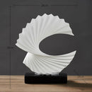 GobekUsa Golden Resin Abstract Sculpture for Modern Home & Office Decor