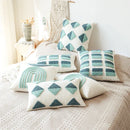 GobekUsa Geometric Tufted Diamond Pillow Cover 45x45cm/30x50cm Square for Living Room