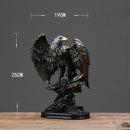 GobekUsa Eagle Statue Resin Ornament for Home and Office Decor, Symbolizing Wealth and Power
