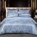 GobekUsa Jacquard Satin Summer Bedding Set - Elegant & Skin Friendly Duvet Cover - Single/Double Size