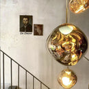 GobekUsa Glass Lava Pendant Lights: Modern Nordic Loft LED Ceiling Hanging Lamp Fixture