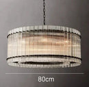 GobekUsa Gold Double Layer Ring Crystal Pendant Light for Elegance in Every Room