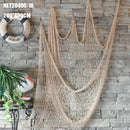GobekUsa Decorative Fishing Net Wall Hanging, Nautical Marine Home Decor Accessory