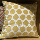 GobekUsa Leaf Embroidered Cotton Cushion Cover Set - Home Decor Pillow Covers 45x45