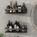 GobekUsa Aluminum Corner Shower Storage Rack - Punch-free Bathroom Shelf Organizer