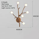 GobekUsa Glass Bubble Resin Pendant Light Chandelier LED Lamps for Home Decoration