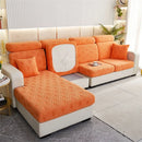 GobekUsa Jacquard Velvet Sofa Seat Covers: Luxury Polar Fleece Stretch Protector