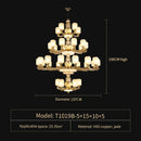GobekUsa Jade Chandelier for Luxe Living Spaces