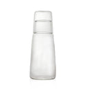 GobekUsa Clear Glass Bedside Water Carafe Set with Drinking Cup