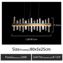 GobekUsa K9 Luxury Pendant Chandelier, LED Indoor Lighting for Kitchen, Living Room, Bedroom