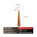 GobekUsa Japanese Wooden Tapered Floor Lamp for Bedroom Hotel Living Room Sofas