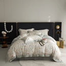 GobekUsa Eucalyptus Fiber Bedding Set: Duvet Cover, Bed Sheet, Fitted Sheet, Pillowcases