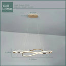 GobekUsa LED Chandelier Dining Kitchen Living Room Electroplated Upholstery Light