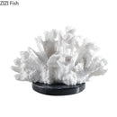 GobekUsa Coral Resin Sculpture: Modern Desk Decor & Artwork Crafted Landscape Ornaments