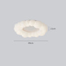 GobekUsa Cloud Living Room Ceiling Lamp Bedroom Light Simple Restaurant Designer Atmospheric Cream Wind
