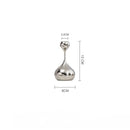GobekUsa Gold Geometric Water Drop Candlestick Holder Desktop Storage Wedding Centerpieces