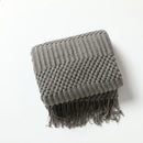 GobekUsa Cozy Knitted Sofa Blanket - Winter Home Office Nap Comfort
