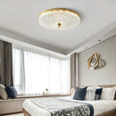 GobekUsa Glass Round Ceiling Lamp: Simple Luxury for Bedrooms