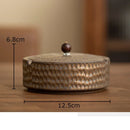 GobekUsa Ceramic Ashtray with Lid - Stylish Smoking Accessories for Home and Office