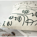 GobekUsa Beige Textured Pillow Cover Abstract Design 45x45, Lumbar Support & Decor Accessory