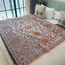 GobekUsa Boho Floral Sofa Throw Blanket
