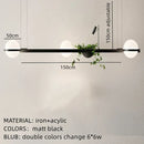 GobekUsa Art Deco White Acrylic Ball Wall Lights with 3-Mode Dimming