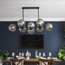 GobekUsa LED Glass Ball Pendant Light for Dining Kitchen Bedroom Chandelier Island Decor
