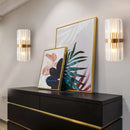GobekUsa Crystal Gold LED Wall Lamp for Modern Nordic Living, Bedroom, and Bedside Lighting