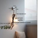 GobekUsa Japanese Style LED Wall Sconce Pull Chain Stair Light Fixtures