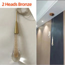 Post-Modern Crystal Teardrop Glass Pendant Light