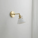 GobekUsa Glass Copper LED Wall Lights Modern Style for Indoor Bedroom Living Room