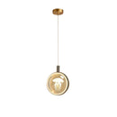 GobekUsa Dandelion Crystal Ball Chandelier LED Hanging Lamp for Bedroom and Restaurant