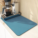 GobekUsa Espresso Machine Mat Absorbent Kitchen Coffeware for Countertops