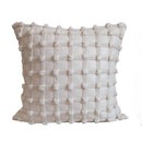GobekUsa Bubble Plaid Cushion Cover - Elegant Three-Dimensional Pillowcase