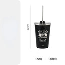 GobekUsa Bubble Tea Party Cup Set with Lid and Straw, Reusable Sippy Drinkware