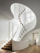 GobekUsa Contemporary Horn Chandelier: Restaurant & Living Room Ceiling Pendant Lighting