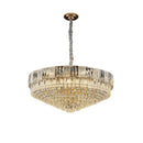 GobekUsa K9 Crystal Gold Chandelier Lighting for Living Room