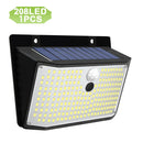 GobekUsa 138 LED Solar Wall Lamp Security Motion Sensor 3 Modes Fence Yard Deck