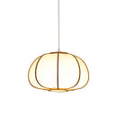 GobekUsa Bamboo Pendant Lamp: Japanese Zen Tea Room Hanging Light for Home Decor
