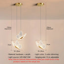 GobekUsa Butterfly LED Pendant Chandelier for Living Room and Bedroom