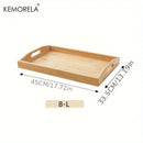 GobekUsa 1PCS Rectangular Wooden Trays - Multipurpose Kitchen Storage Organizer