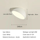 GobekUsa LED Semicircular Ceiling Light for Bedroom, Aisle, Balcony - Modern & Creative Lighting Fixtures