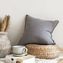GobekUsa Linen Fringed Pillow Cover for Home Bed Sofa Decoration